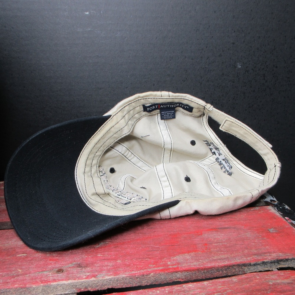 Port Authority Sportsmen's Fishing Dept Service Hat Int'l Falls Beige Black Cap - Picture 6 of 7